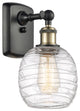 Innovations 516-1W-BAB-G1013-LED 1-Light Sconce, Black Antique Brass