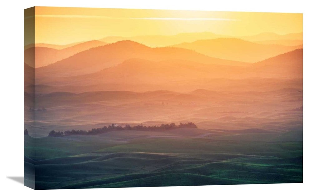 "Dreamy Morning" Stretched Canvas Giclee by Naphat Chantaravisoot, 22x15"