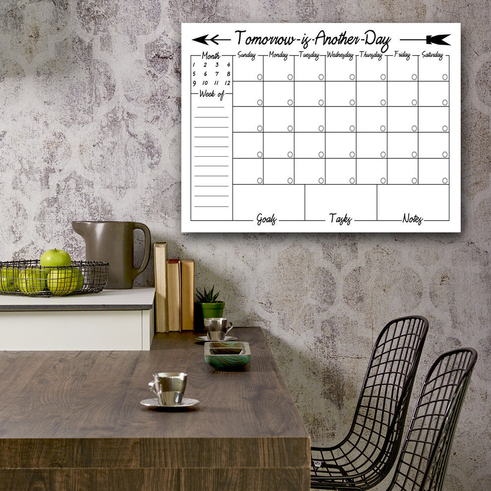 Ready2HangArt Navajo Design Dry Erase Monthly Calendar on ArtPlexi, 20"x16"