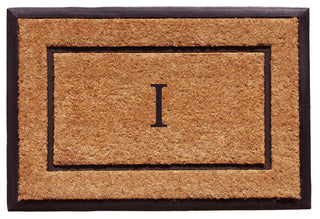 Calloway Mills The General Monogram Doormat, 18"x30", Letter I