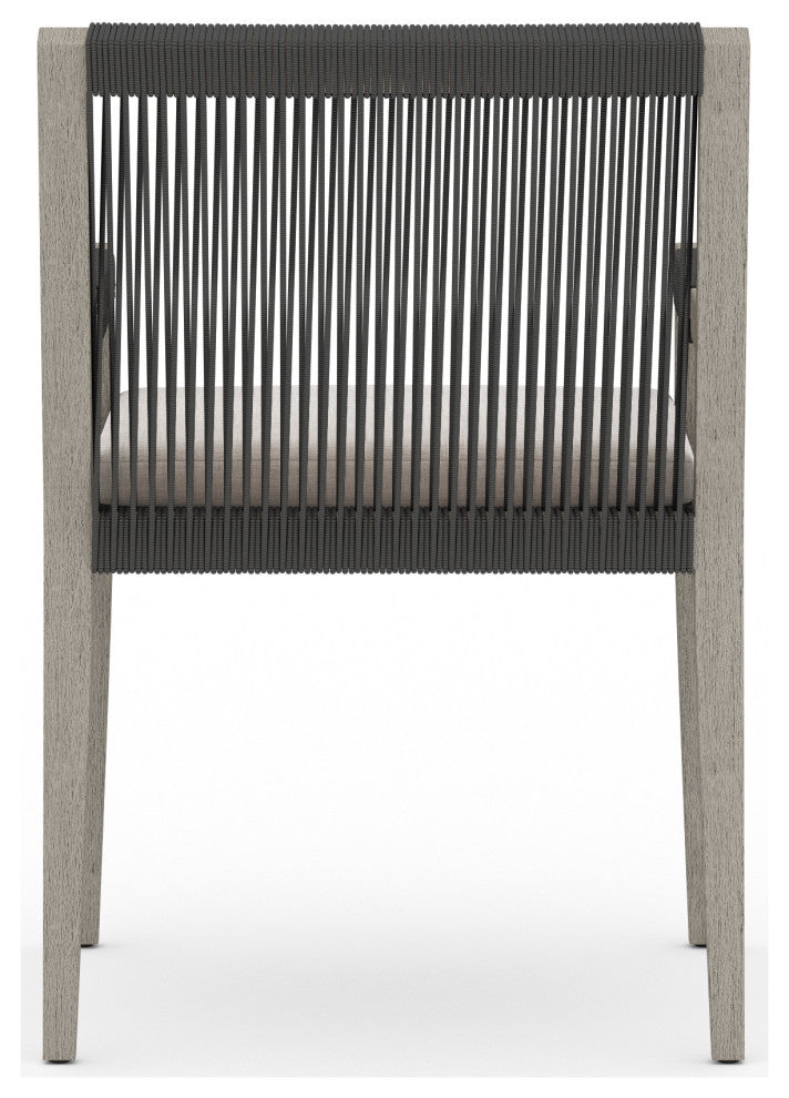 Sherwood Dining Armchair-Grey/Stone Grey