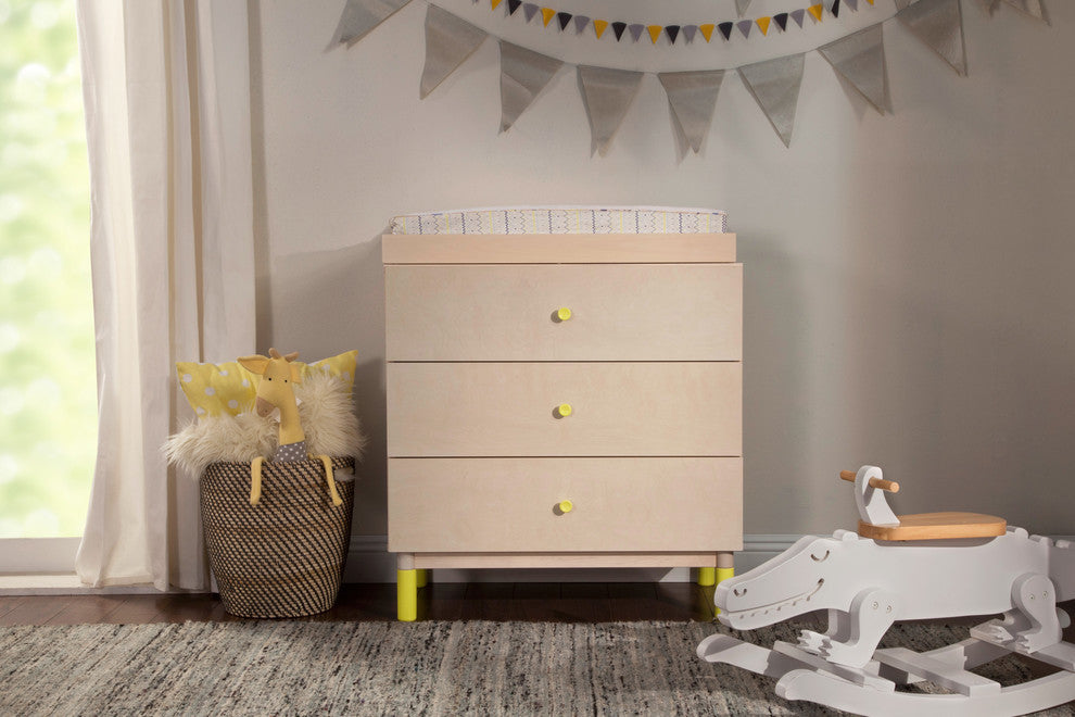 Babyletto Gelato 3-Drawer Changer Dresser in Washed Natural