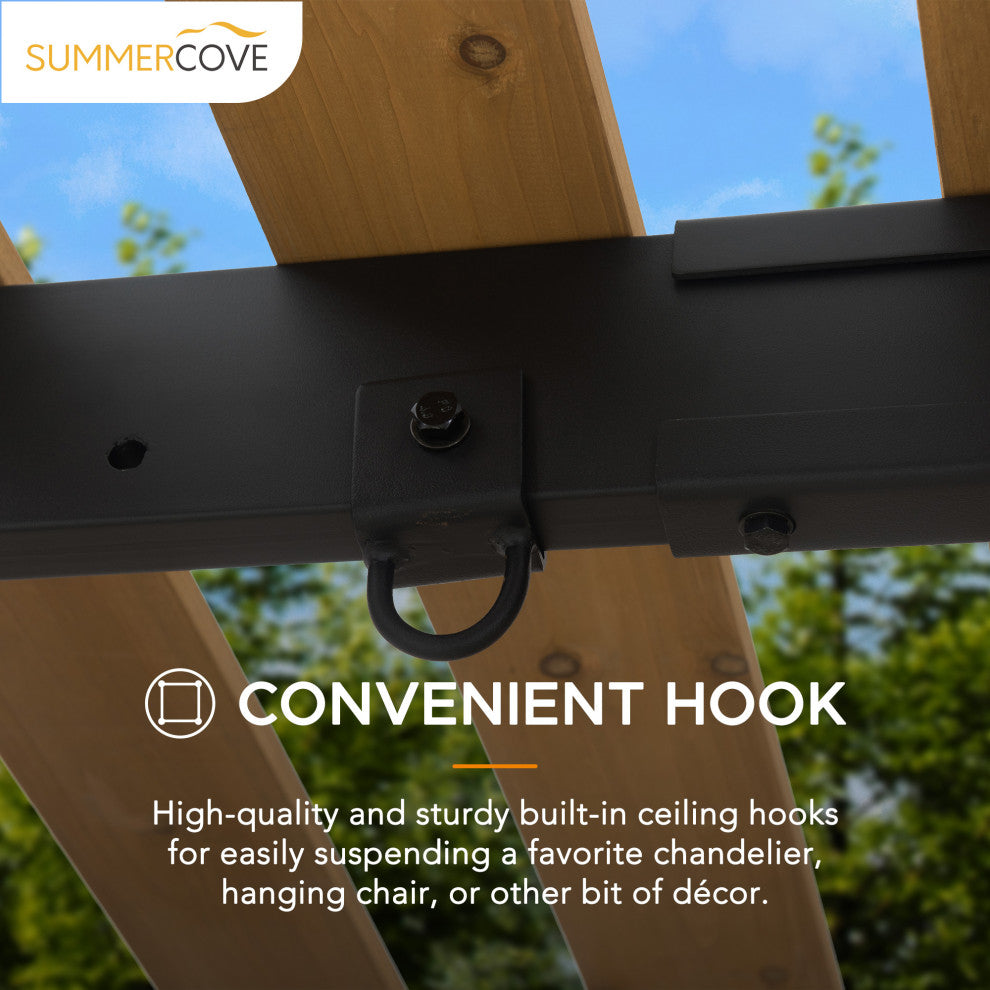 Sunjoy  10'x6' Lynngrove Small Space Pergola