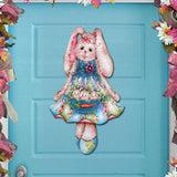 Pocketful of Bunnies Easter Door Decor Easter Spring Decor