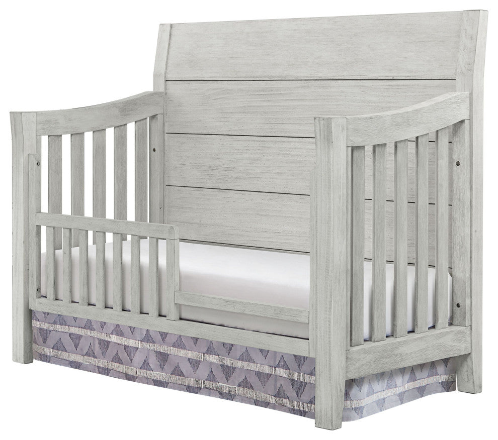 Timber Ridge 57"W Wood Convertible Crib, Weather Washed Sierra