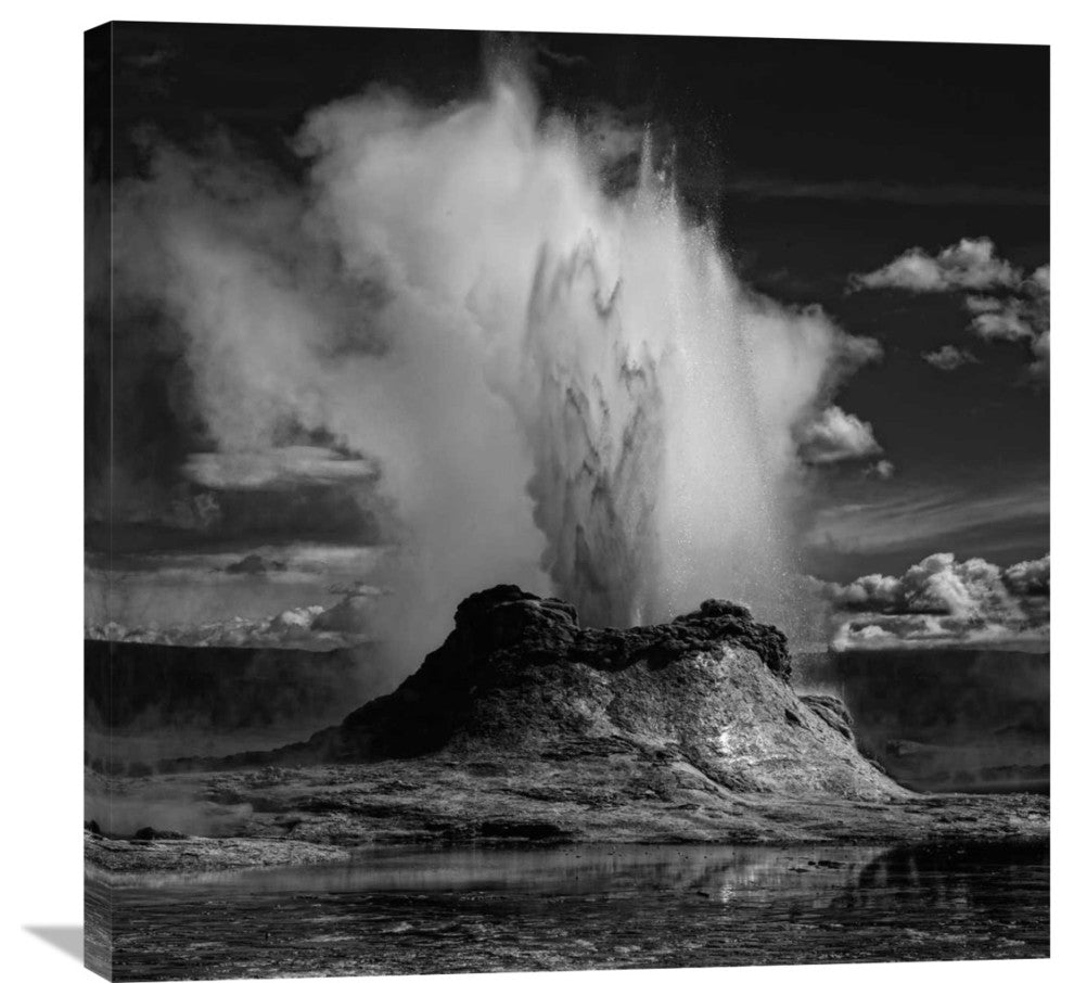 "Castle Geyser" Stretched Canvas Giclee by Yvette Depaepe, 30x30"