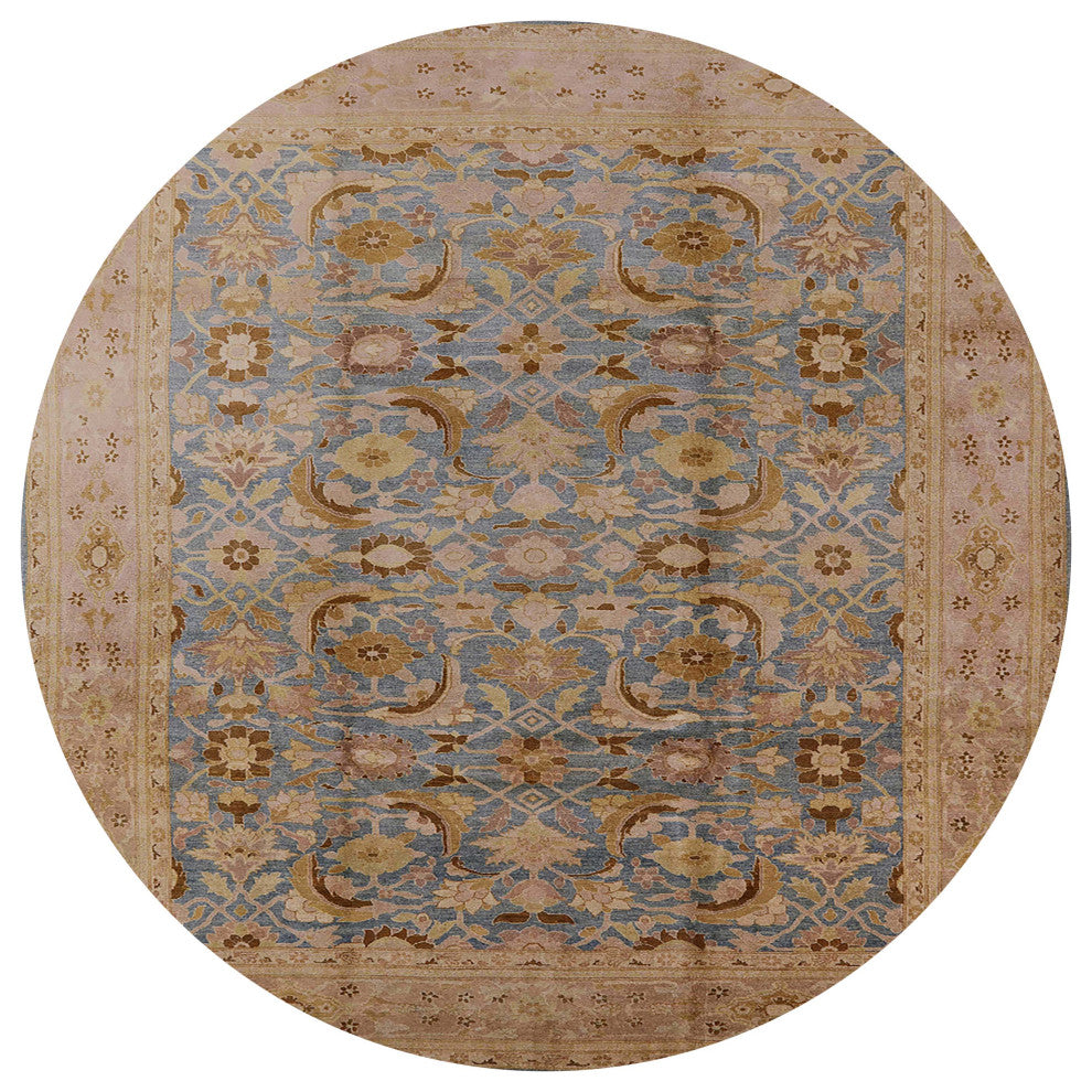 Ahgly Company Indoor Round Mid-Century Modern Area Rugs, 4' Round