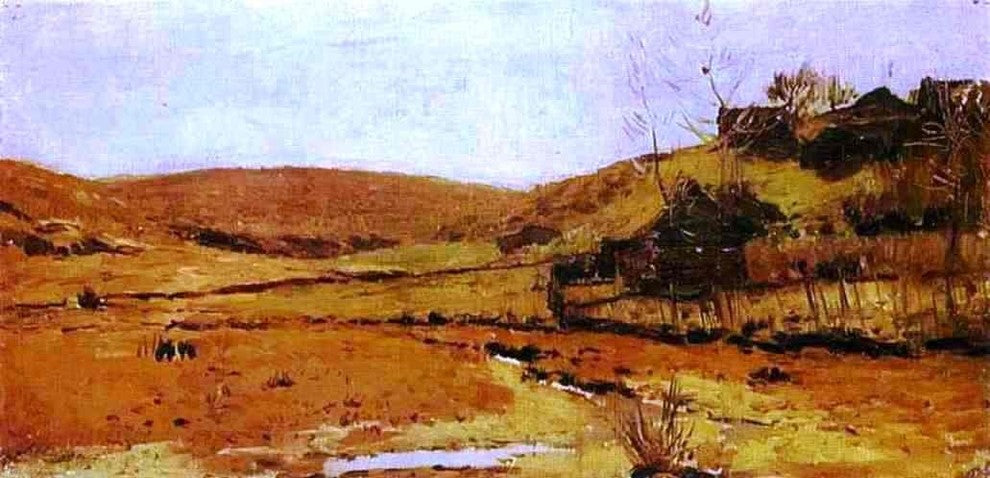 Isaac Ilich Levitan Valley of a River Study Wall Decal