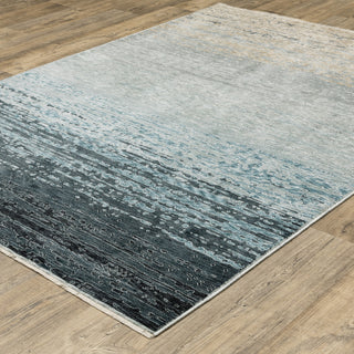 Oriental Weavers Echo ECH09 Abstract Rug, Blue, 5'3"x7'6"