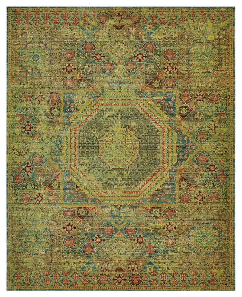 NOURISON TIMELESS TEAL AREA RUG