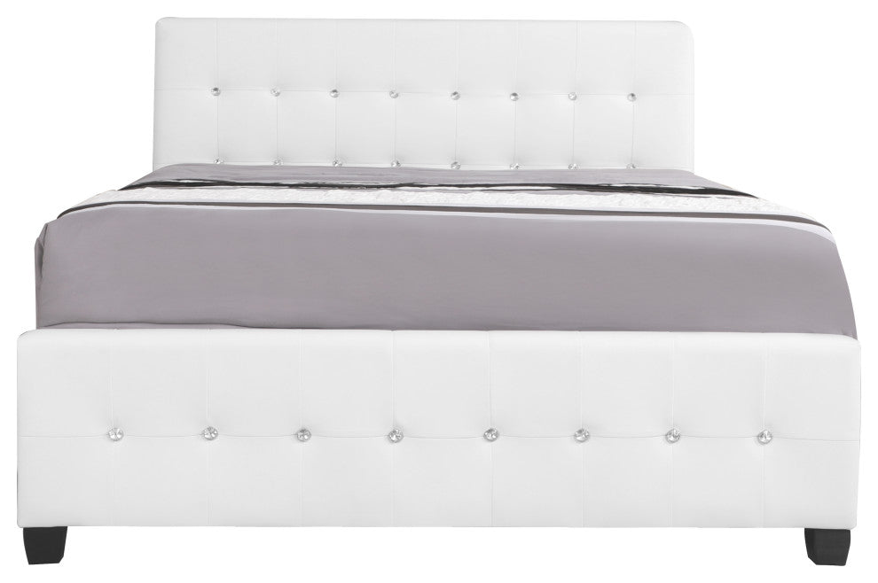Bed, White, Full, Full