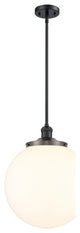 Beacon Pendant, Matte Black, Matte White