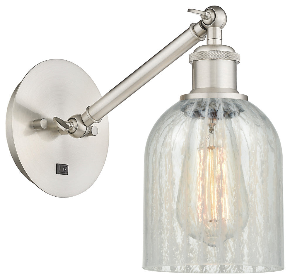 Innovations 317-1W-SN-G2511-LED Caledonia 1 Light Sconce, Brushed Satin Nickel