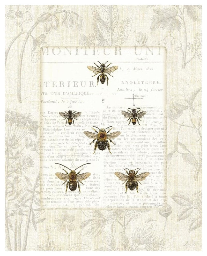"Bee Botanical" Digital Paper Print by Sue Schlabach, 24"x30"