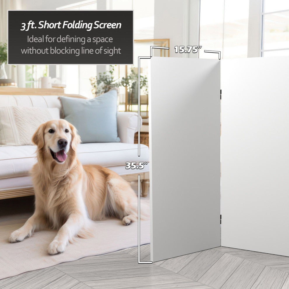 3' Tall Do It Yourself Canvas Room, 4 Panel