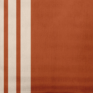 20" x 20" Stripe Indoor/Outdoor Polyester Throw Pillow, Sienna