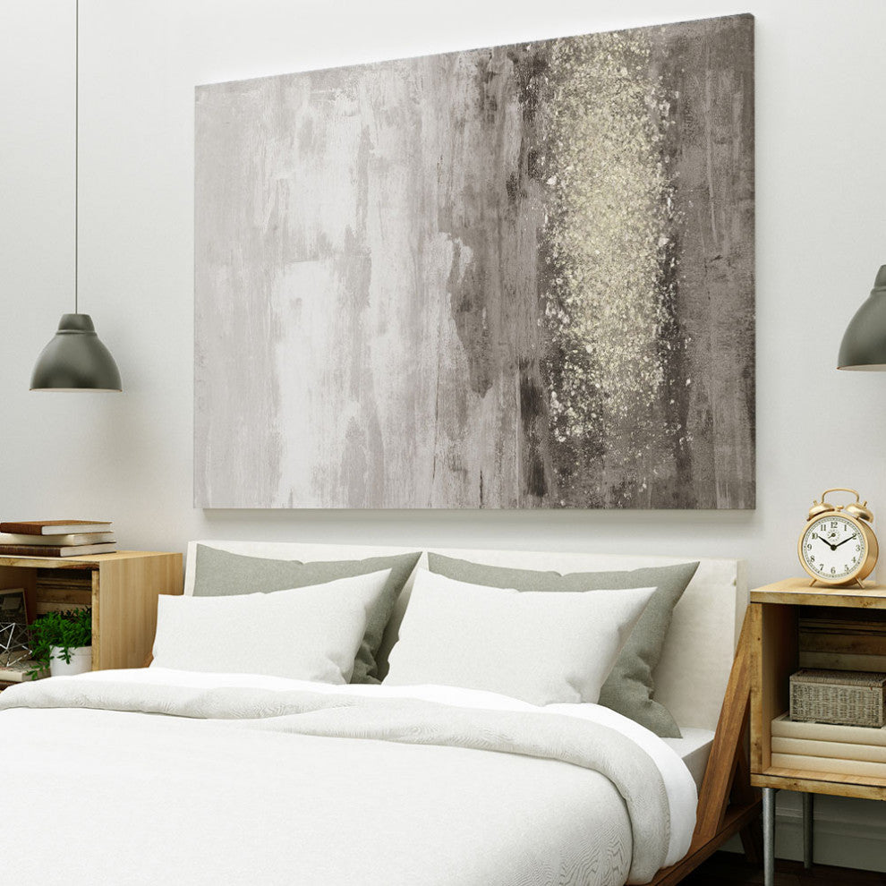 "Glitter Rain I" Fine Art Giant Canvas Print, 54"x72"