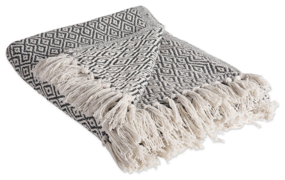 DII Mineral Double Diamond Throw