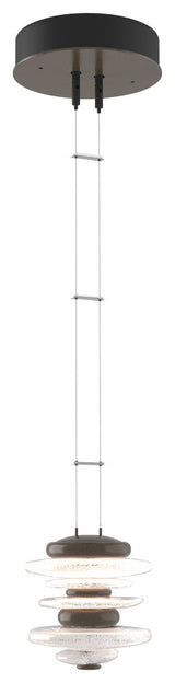 Cairn Mini Pendant, Bronze Finish, Standard Overall Height
