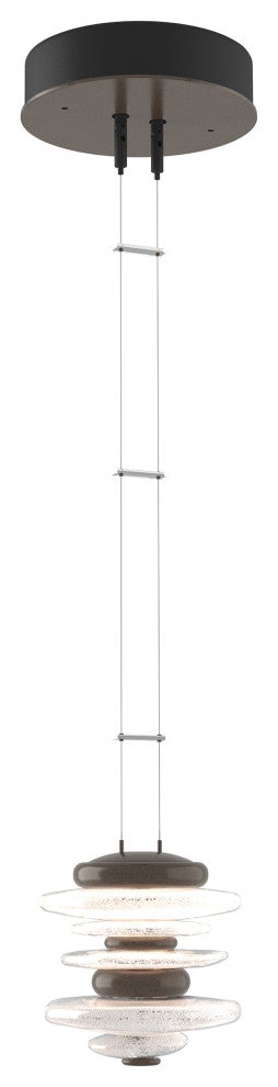 Cairn Mini Pendant, Bronze Finish, Standard Overall Height