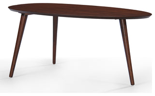 GDF Studio Caspar Mid Century Design Wood Coffee Table, Walnut
