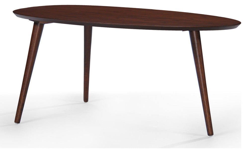 GDF Studio Caspar Mid Century Design Wood Coffee Table, Walnut