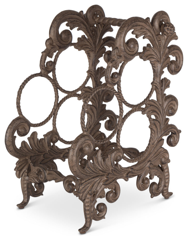 GG Collection Acanthus Three Bottle Wine Rack