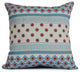 18x18", Geometric, Scrambled Prints Outdoor Pillow, Blue