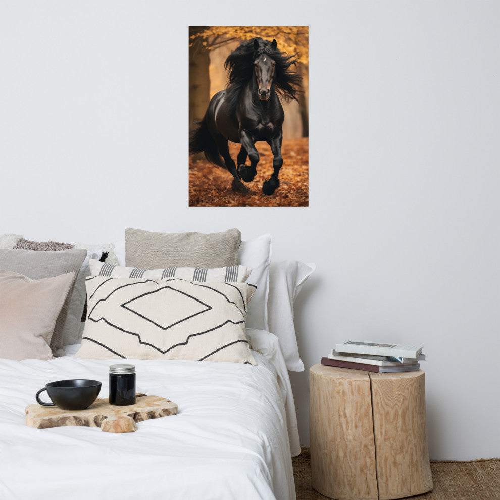 A Brush with Freedom Rustic Photorealism Digital Artwork Loose Art Print, 24" X 36"