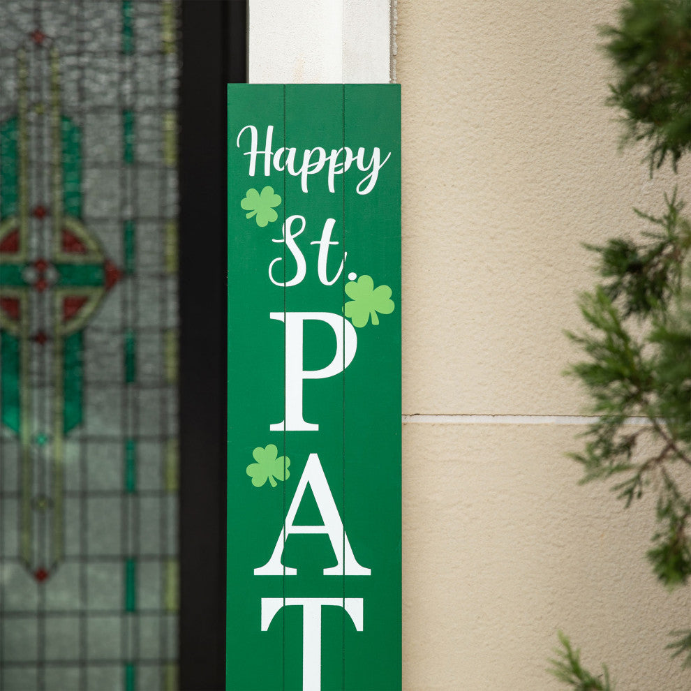 60" Wooden St. Patrick's Porch Sign