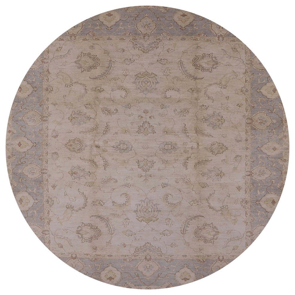 Ahgly Company Indoor Round Mid-Century Modern Area Rugs, 7' Round