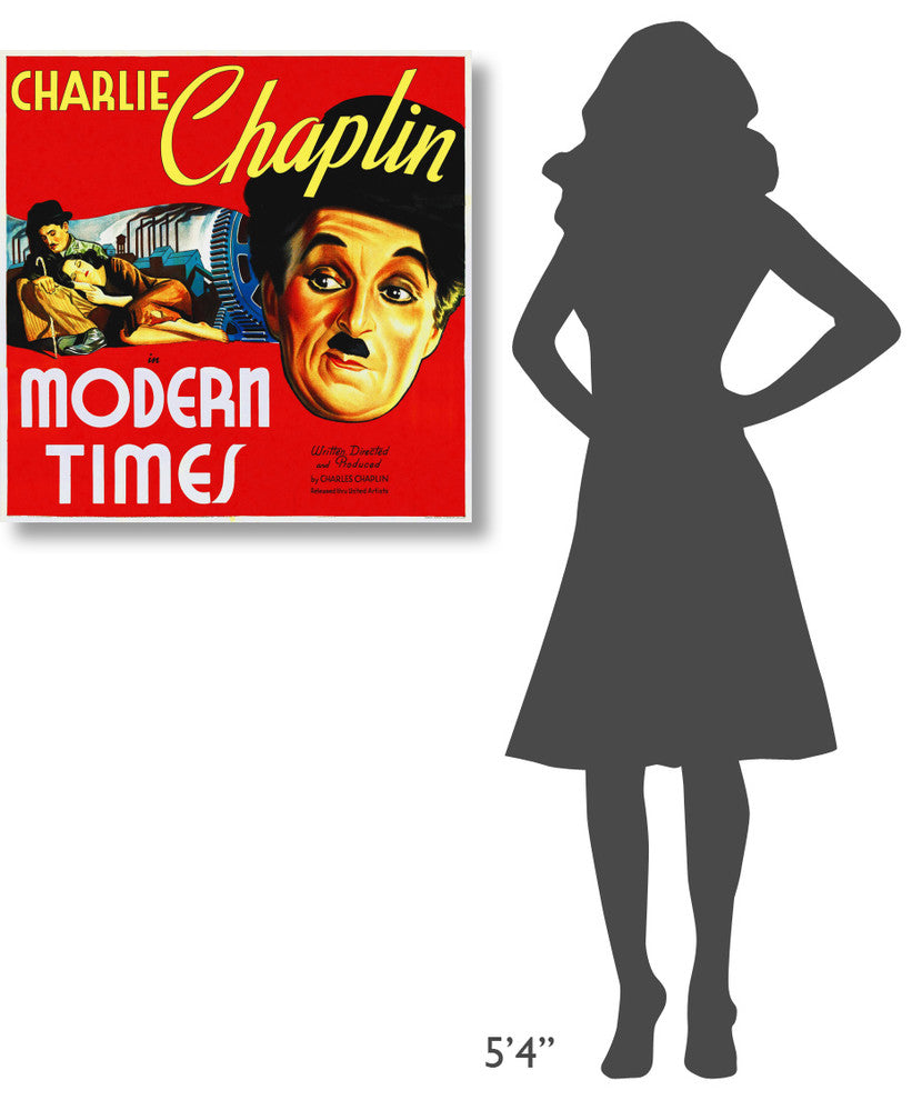 "Modern Times, 1936" Stretched Canvas Giclee by Hollywood Photo Archive, 30x30"