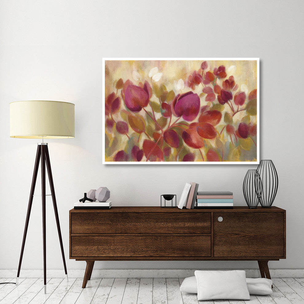 "Magenta Tropical" Digital Paper Print by Silvia Vassileva, 62"x42"