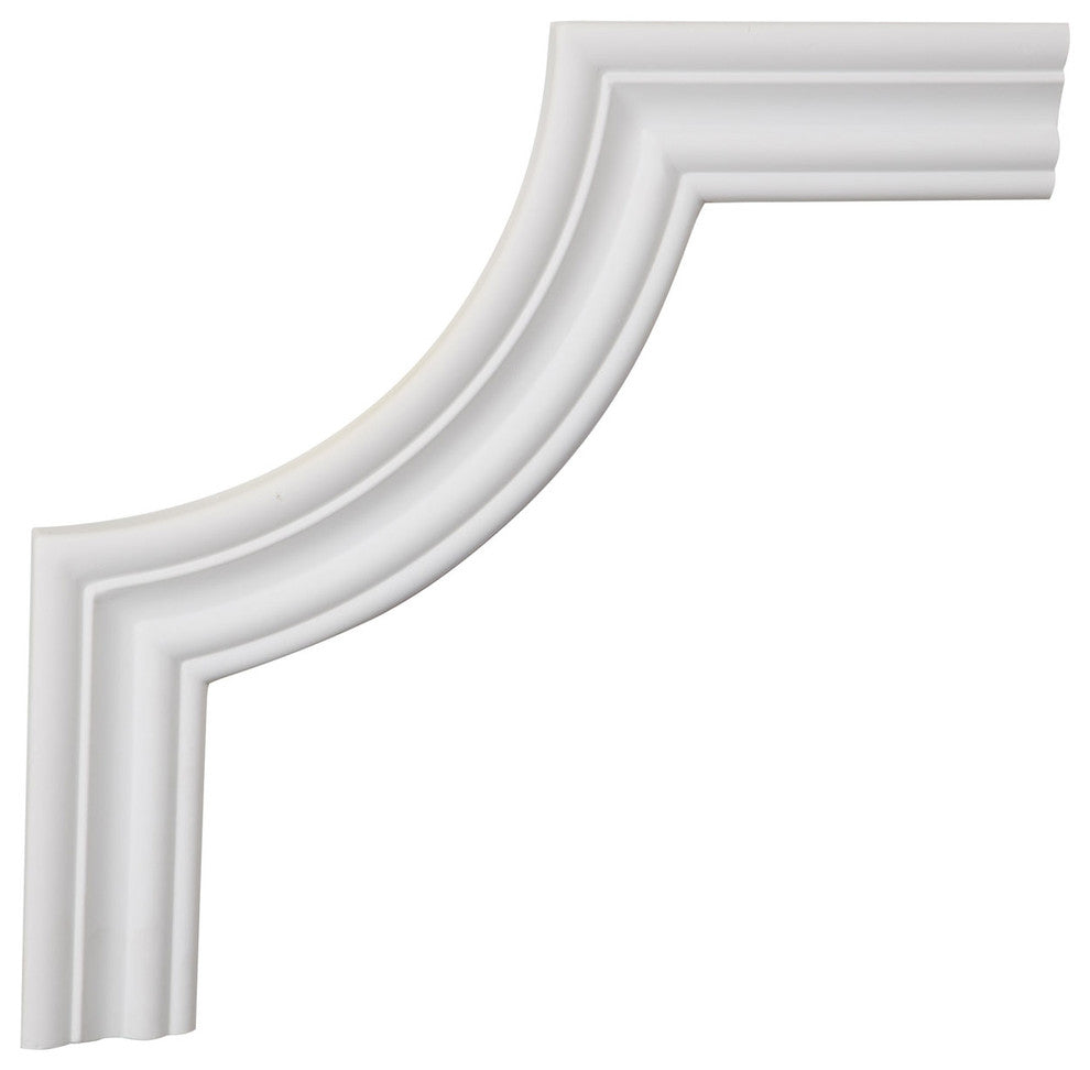 12"W x 12"H x 5/8"P Oxford Panel Moulding Corner