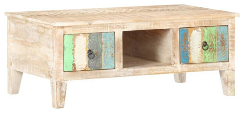 vidaXL Coffee Table End Table Living Room Side Sofa Table Solid Wood Acacia
