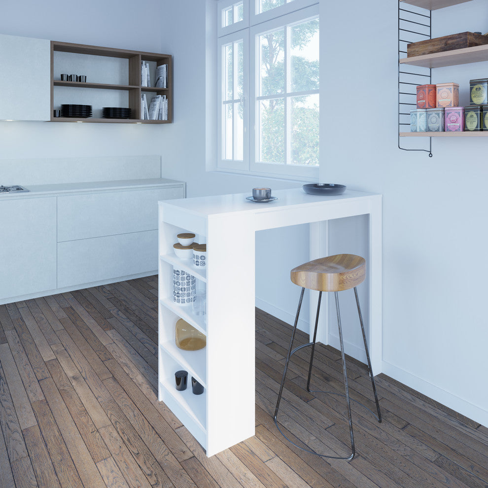 Aravis Dining Bar Table, White