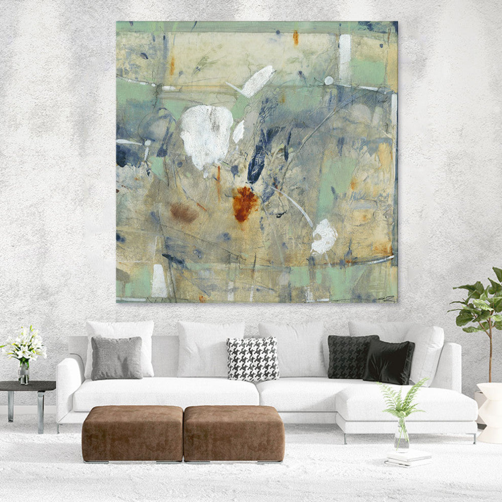 "Clash II" Fine Art Giant Canvas Print, 54"x54"
