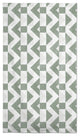 Geo Block Green 58 x 102 Outdoor Tablecloth
