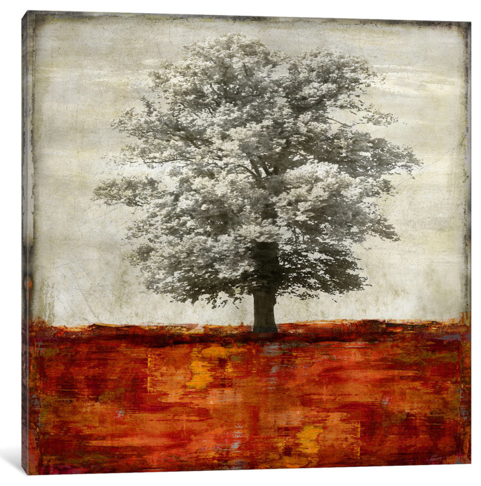 "Majestic - Red" by Eric Turner, Canvas Print, 18"x18"