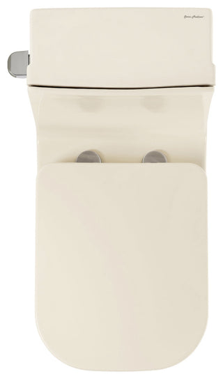 Concorde One Piece Square Left Side Flush Handle Toilet 1.28 gpf in Bisque