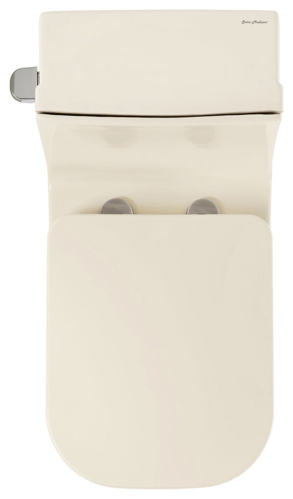 Concorde One Piece Square Left Side Flush Handle Toilet 1.28 gpf in Bisque