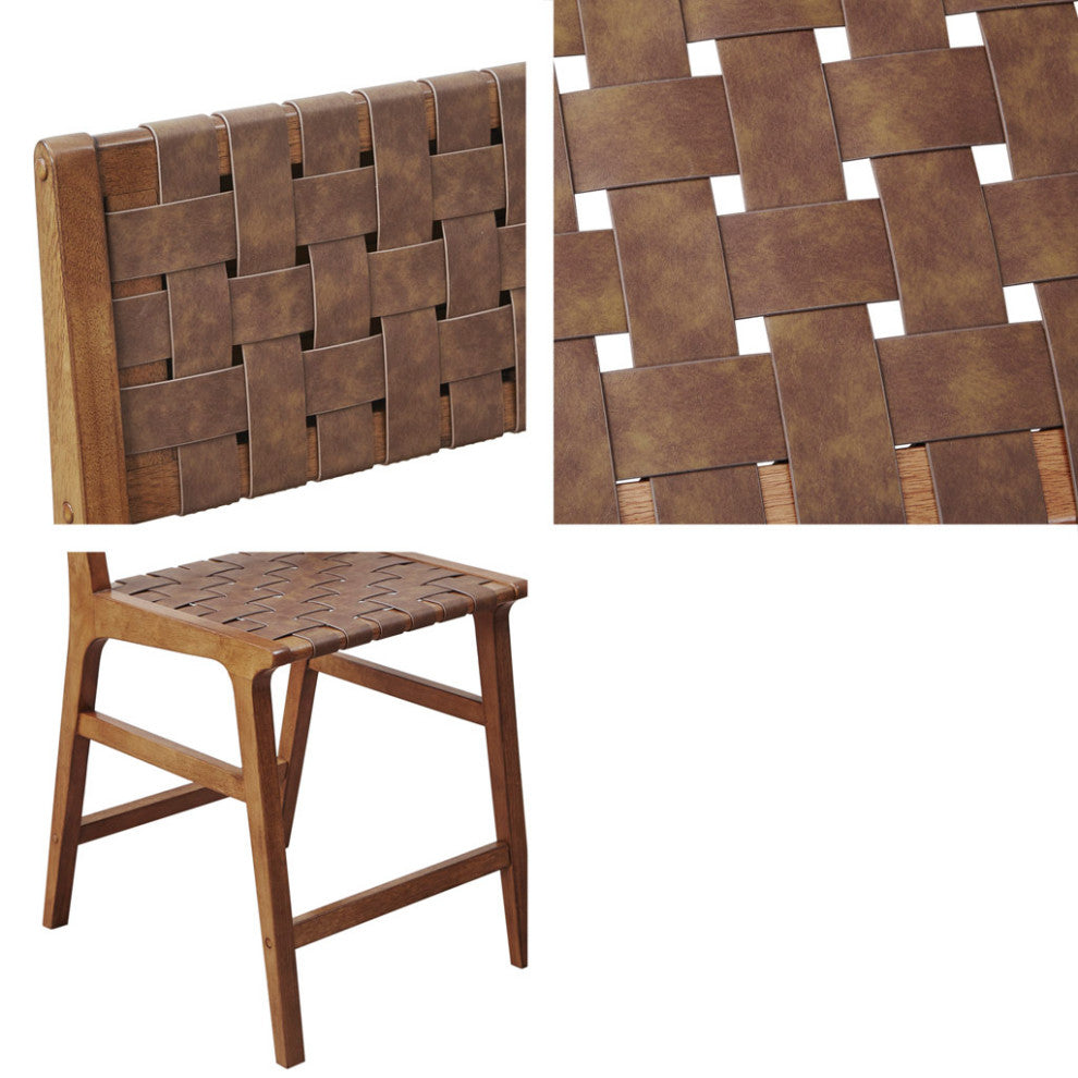 INK+IVY Oslo Accent Chair Counter Stool Dining Chairs, Brown, Counter Stool