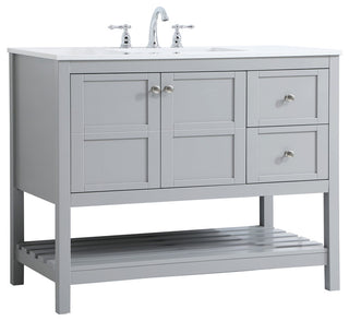 Tucker Grey 42" Single Sink Bathroom Vanity