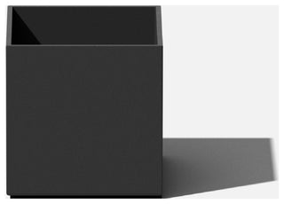 Veadek Geo Series Cube 5" Planter, Black, 5 Inch, 1 Pack