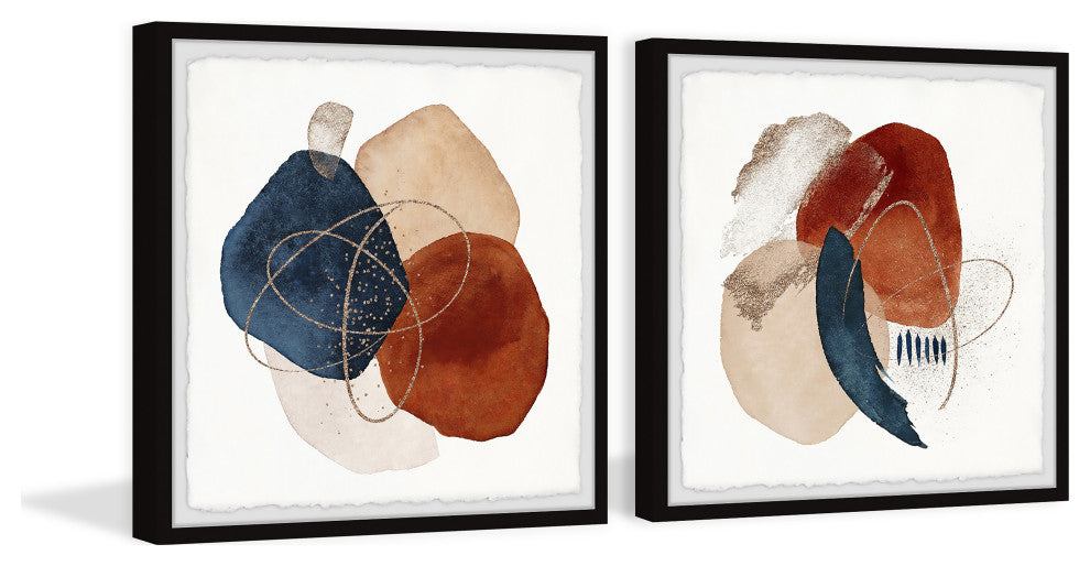 Stones of Nobody Diptych, 2-Piece Set, 12x12 Panels