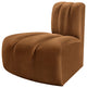 Arc Upholstered Modular Component, Saddle, 1-Piece: Reverse Corner, Velvet