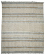 DUNE Briel Area Rug, Brown, 5' x 7'6", Geometric