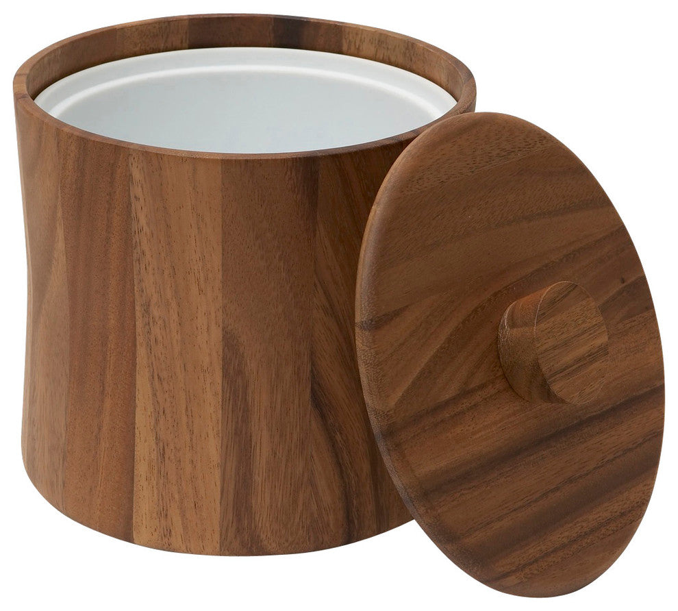 Acacia Wood Ice Bucket