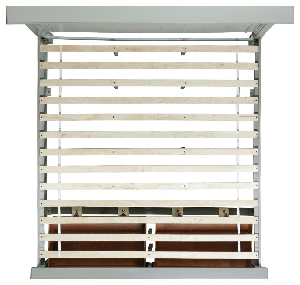 Picket House Furnishings Brooks Platform Storage 5PC Bedroom Set, Grey