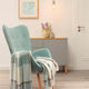 Bergamo Green Wool Throw